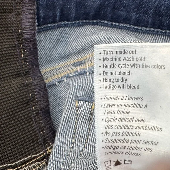 PAIGE Cindy Maternity Straight Leg Jeans In Suncrest Size 26 - Picture 11 of 16